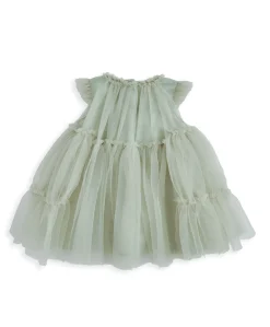 Green Mesh Dress