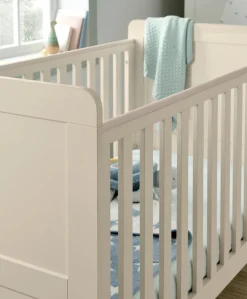 Hampden Nursery Bundle with Lua Bedside Crib (6 Piece) – Cashmere