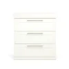 Hampden Nursery Bundle with Lua Bedside Crib (6 Piece) – White