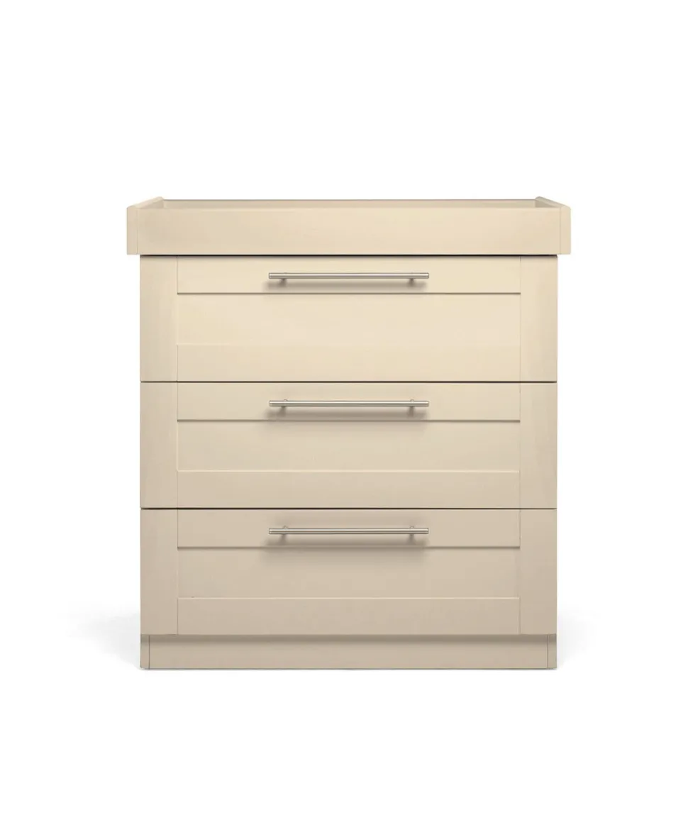 Hampden 2 Piece Cotbed Set with Dresser Changer - Cashmere
