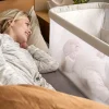 Harwell Nursery Bundle with Lua Bedside Crib (6 Piece) – White
