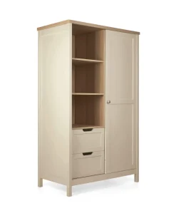 Harwell 3 Piece Small Cotbed Range with Dresser Changer & Wardrobe - Cashmere