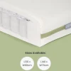 Harwell Small Cotbed Bundle with Premium Pocket Spring Small Cotbed & Cot Mattress - Cashmere