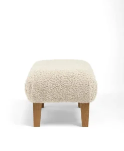 Hilston Nursing Chair & Footstool Set - Biscuit Teddy