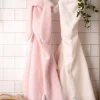 Hooded Baby Towel - Pink Bunny