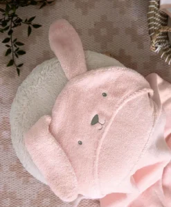 Hooded Baby Towel - Pink Bunny