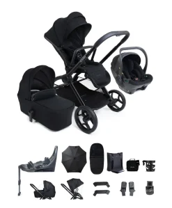 iCandy Core 2 Complete Travel Bundle with Cocoon 360 Car Seat - Black
