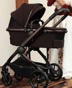 iCandy Peach 8 Complete Bundle with Maxi-Cosi Pebble 360 Pro2 Car Seat - Coffee Bean