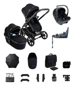 iCandy Peach 8 Complete Bundle with Cocoon 360 Car Seat - Black