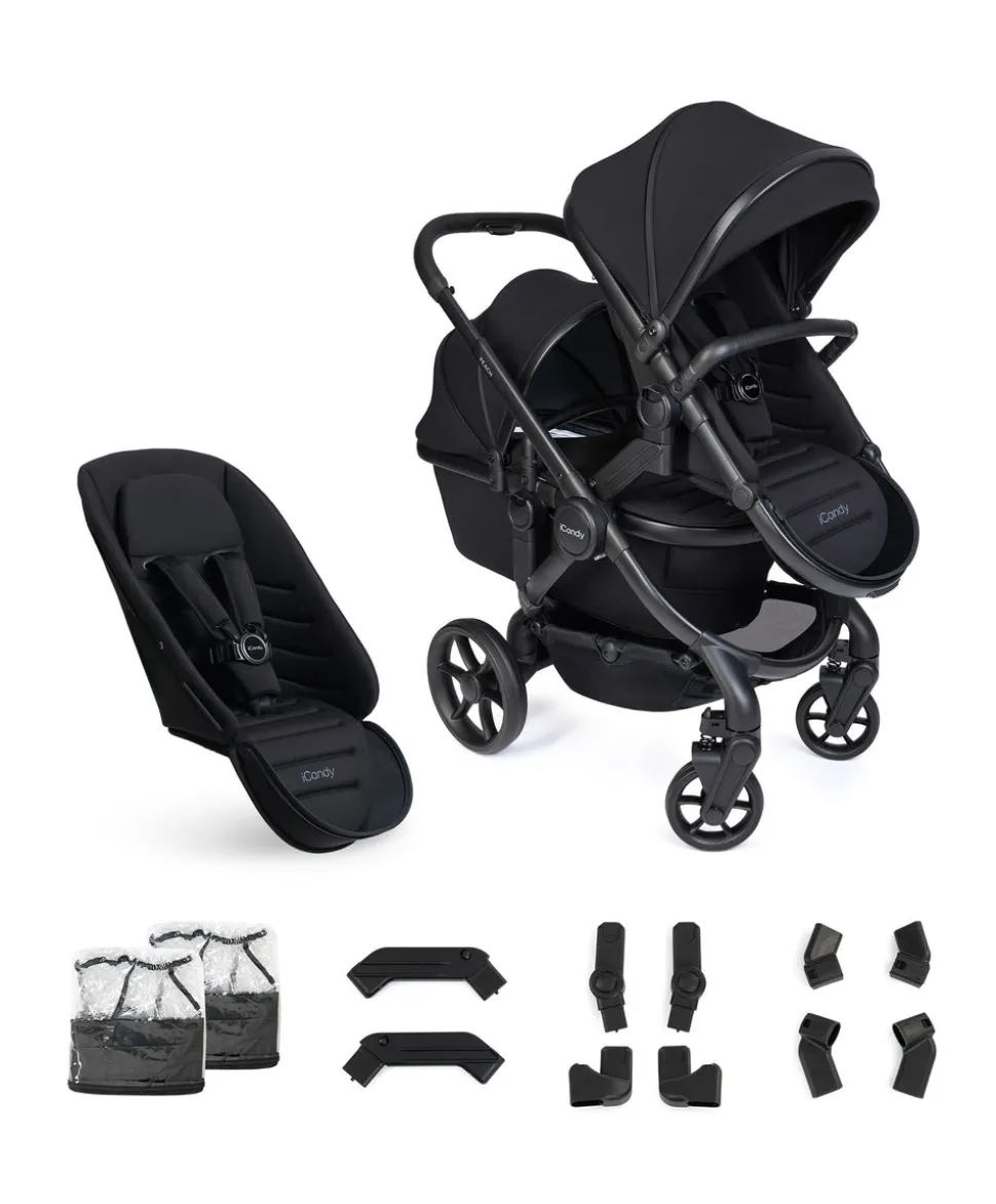 iCandy Peach 8 Double Complete Bundle - Black