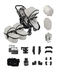 iCandy Peach 8 Twin Complete Bundle - Taupe