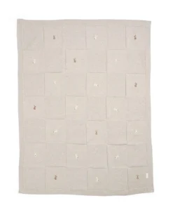 Knitted Blanket - Bunny Grey