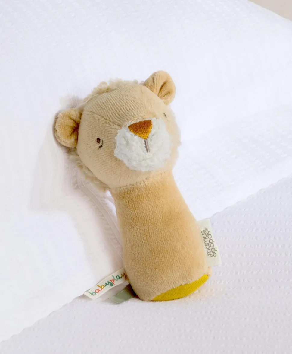 Knitted Blanket & Lion Gift Box
