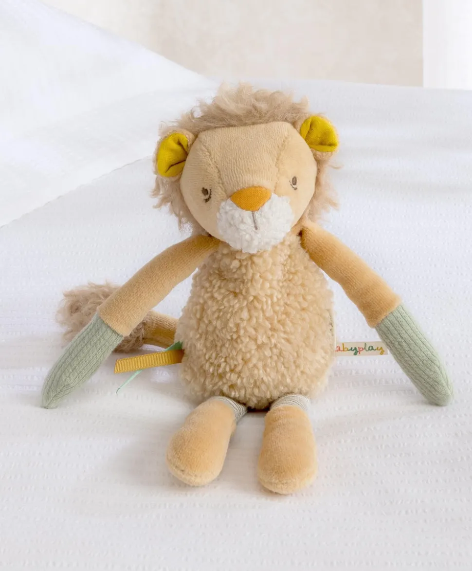 Knitted Blanket & Lion Gift Box