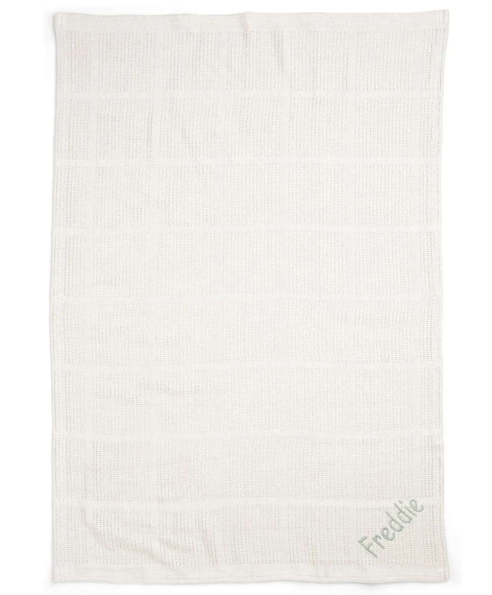 Large Cellular Blanket - White