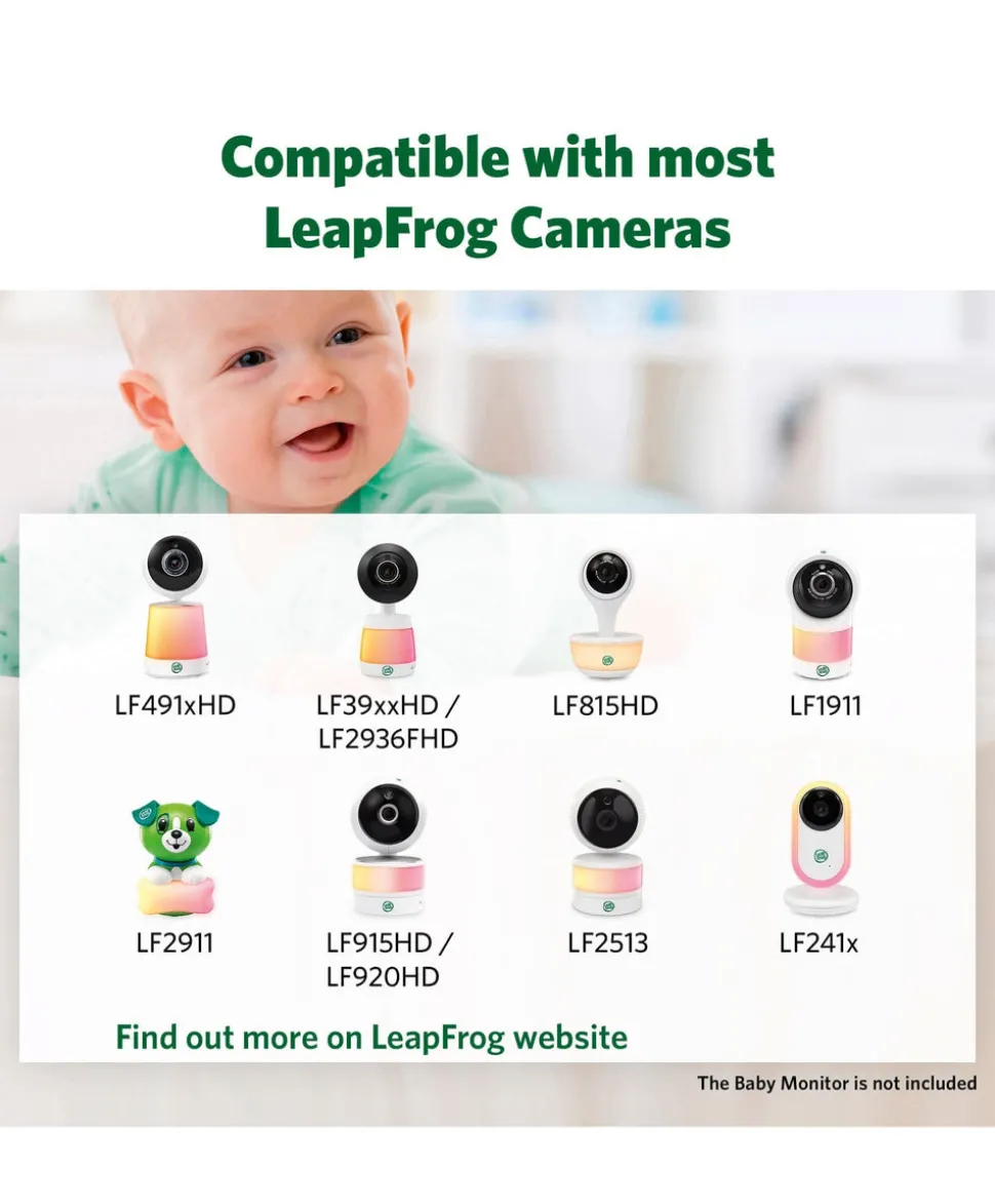 Leapfrog 7 Inch LF4917HD Pan & Tilt Monitor with Floorstand - White