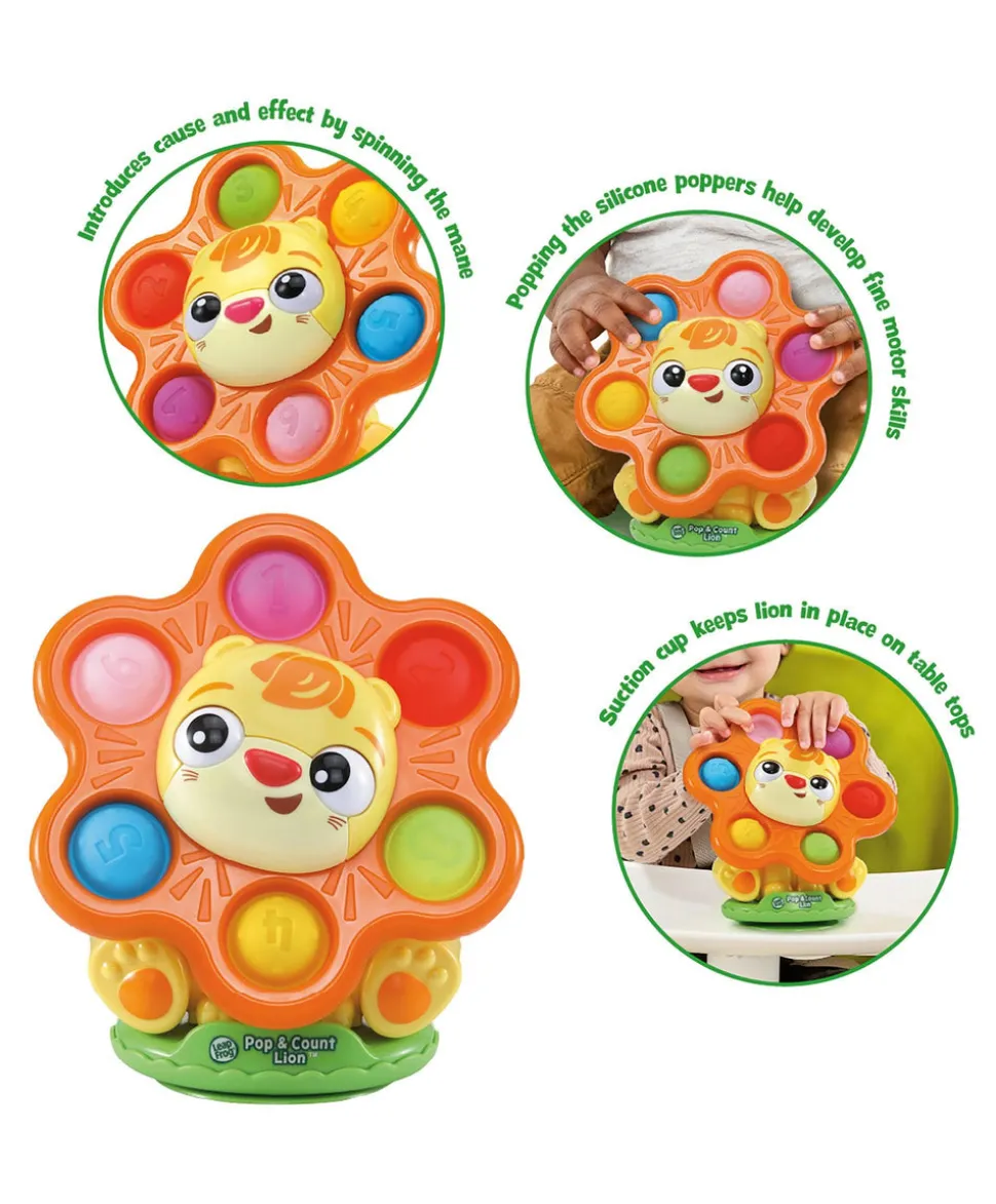LeapFrog Pop & Count Lion Sensory Toy