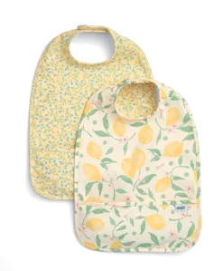 Lemon Meadow Scoop Bibs (Pack of 2)