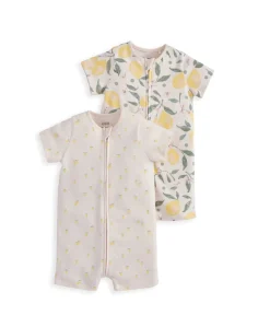 Lemon Rompers (Pack of 2)