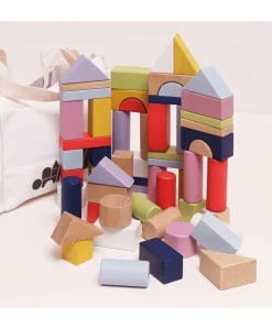 Le Toy Van Colourful Wooden Building Blocks