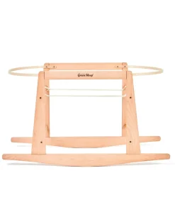 Little Green Sheep Knitted Moses Basket - Linen