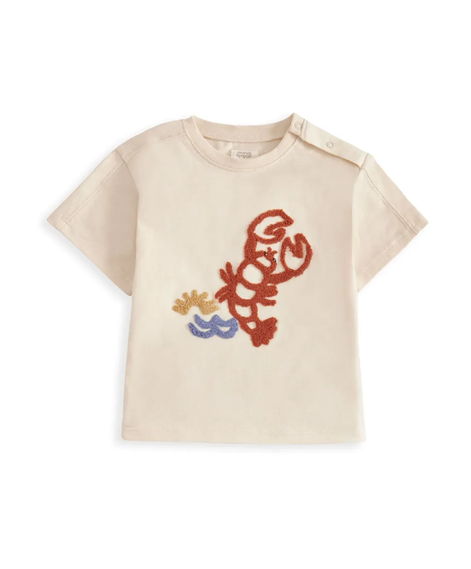 Lobster T-Shirt & Shorts Outfit Set