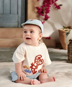 Lobster T-Shirt & Shorts Outfit Set