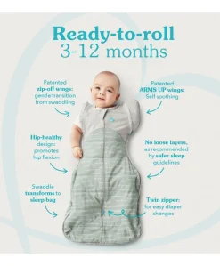 Love to Dream Swaddle Up™ Transition Bag Medium/13-19lbs (1.0 Tog) - Grey