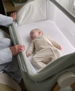 Lua Bedside Crib - Sage