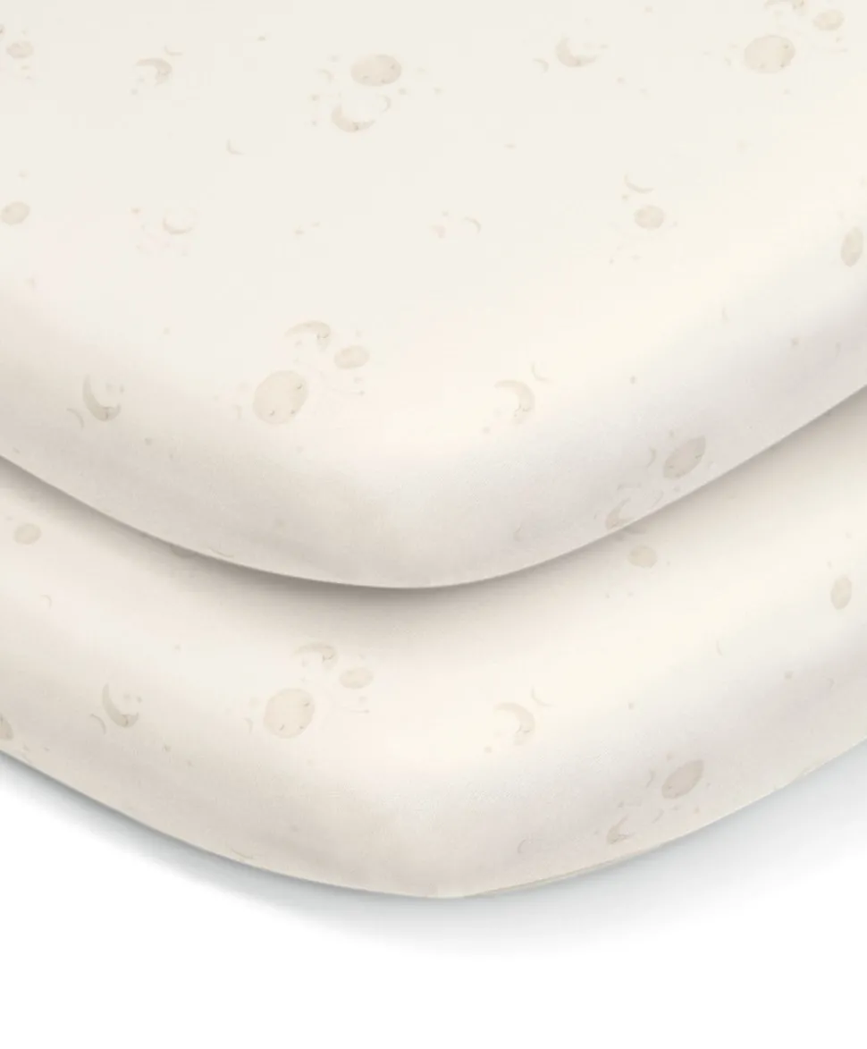 Lua Fitted Sheets (Pack of 2) - Cosmic Sky
