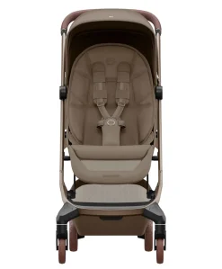 Maxi-Cosi Fame Cabin Pushchair Bundle with Maxi-Cosi Coral Slide Pro Car Seat & Base (5 Pieces) -Truffle