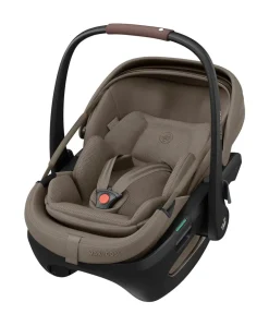 Maxi-Cosi Fame Cabin Pushchair Bundle with Maxi-Cosi Coral Slide Pro Car Seat & Base (5 Pieces) -Truffle