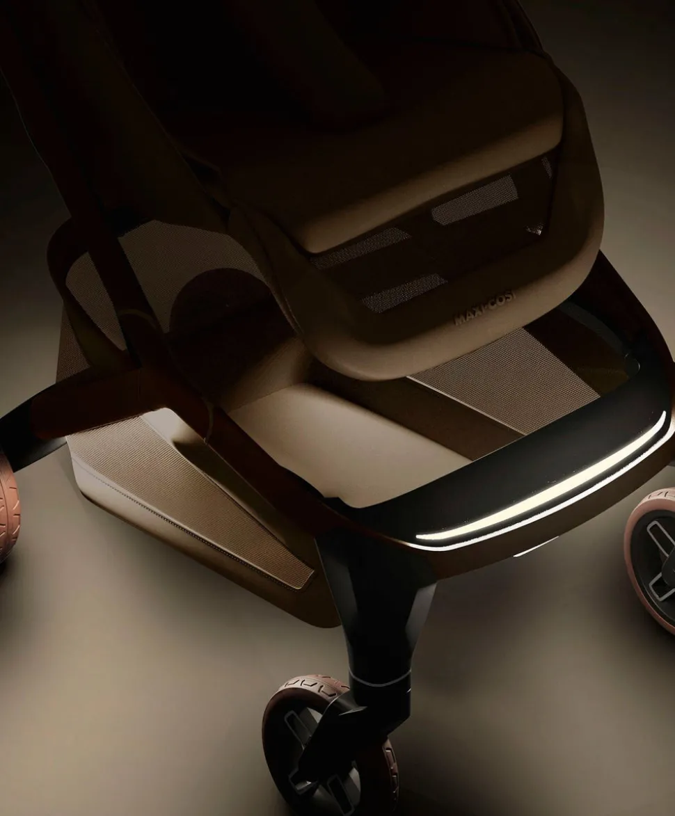 Maxi-Cosi Fame Cabin Stroller & Raincover - Oak Truffle
