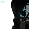 Maxi-Cosi Fame Premium Pushchair Bundle with Pebble 360 Pro 2 Car Seat & Base – Black with Black Wheels