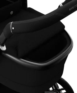 Maxi-Cosi Fame Premium Pushchair Bundle with Pebble 360 Pro 2 Car Seat & Base – Black with Black Wheels