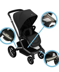 Maxi-Cosi Fame Pushchair & Carrycot - Twillic Black
