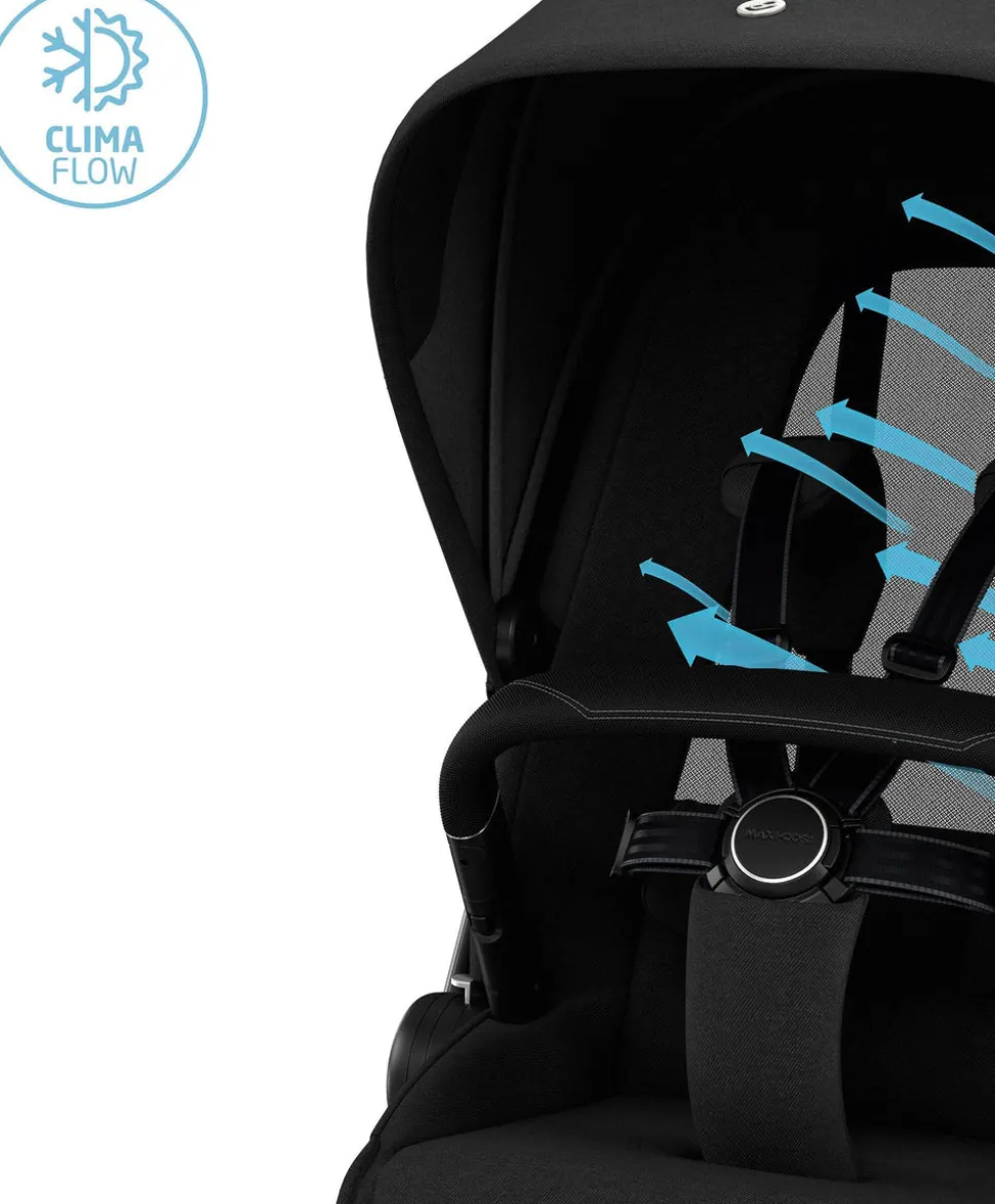 Maxi-Cosi Fame Pushchair & Carrycot - Twillic Black