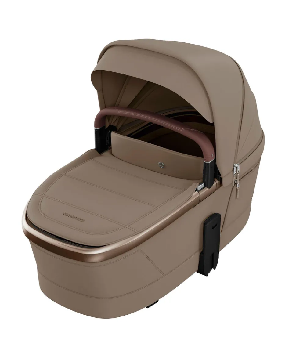 Maxi-Cosi Fame Ultimate Pushchair Bundle with Maxi-Cosi Coral Slide Pro Car Seat & Maxi-Cosi Pearl XL Slide Pro Car Seat (10 Pieces) - Oak Truffle
