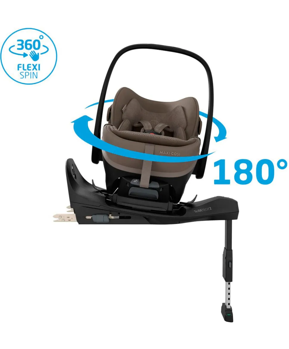 Maxi-Cosi Pebble Slide Pro Car Seat - Oak Truffle