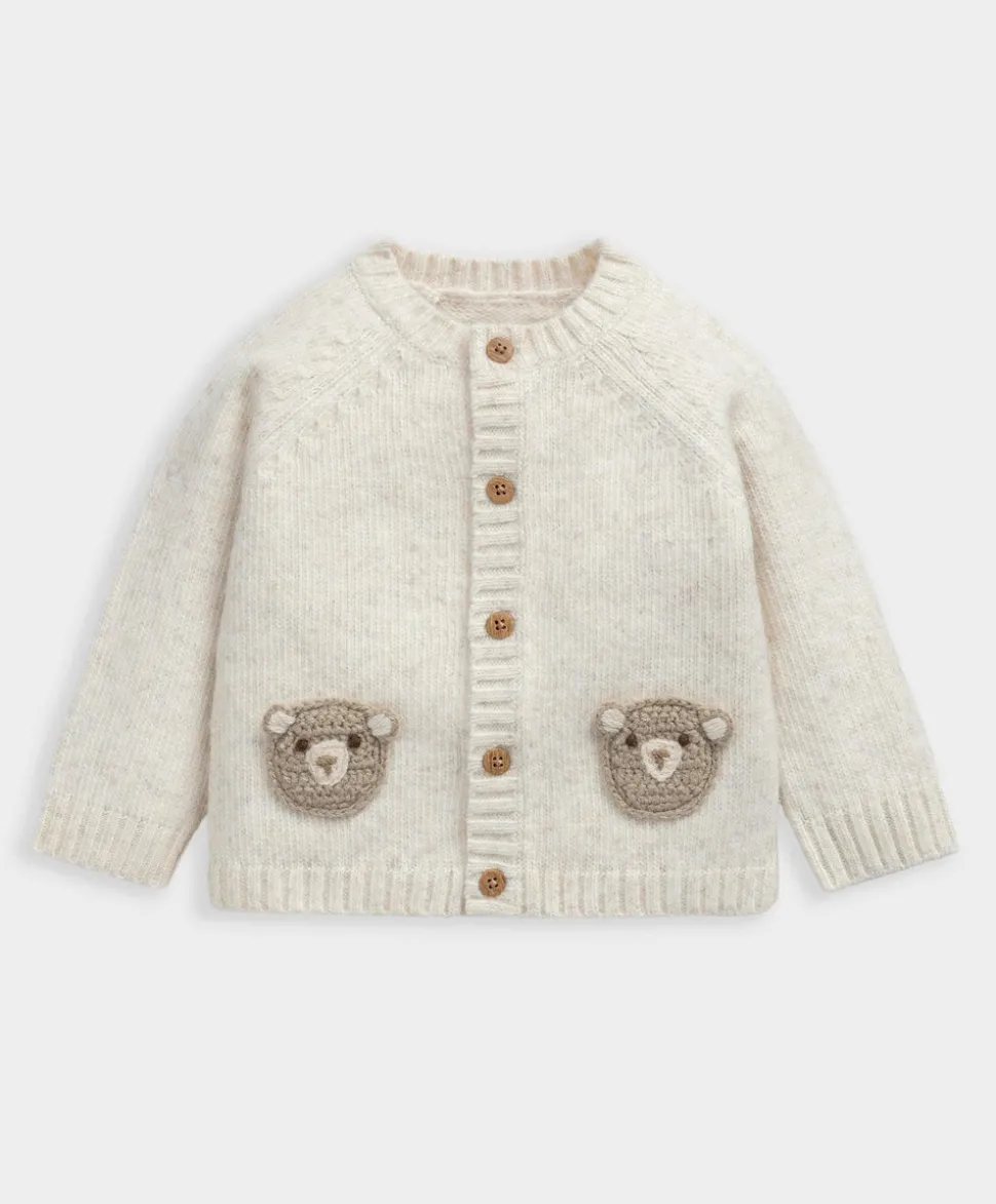 Me and You Bear Cardigan and Leggings Outfit Set
