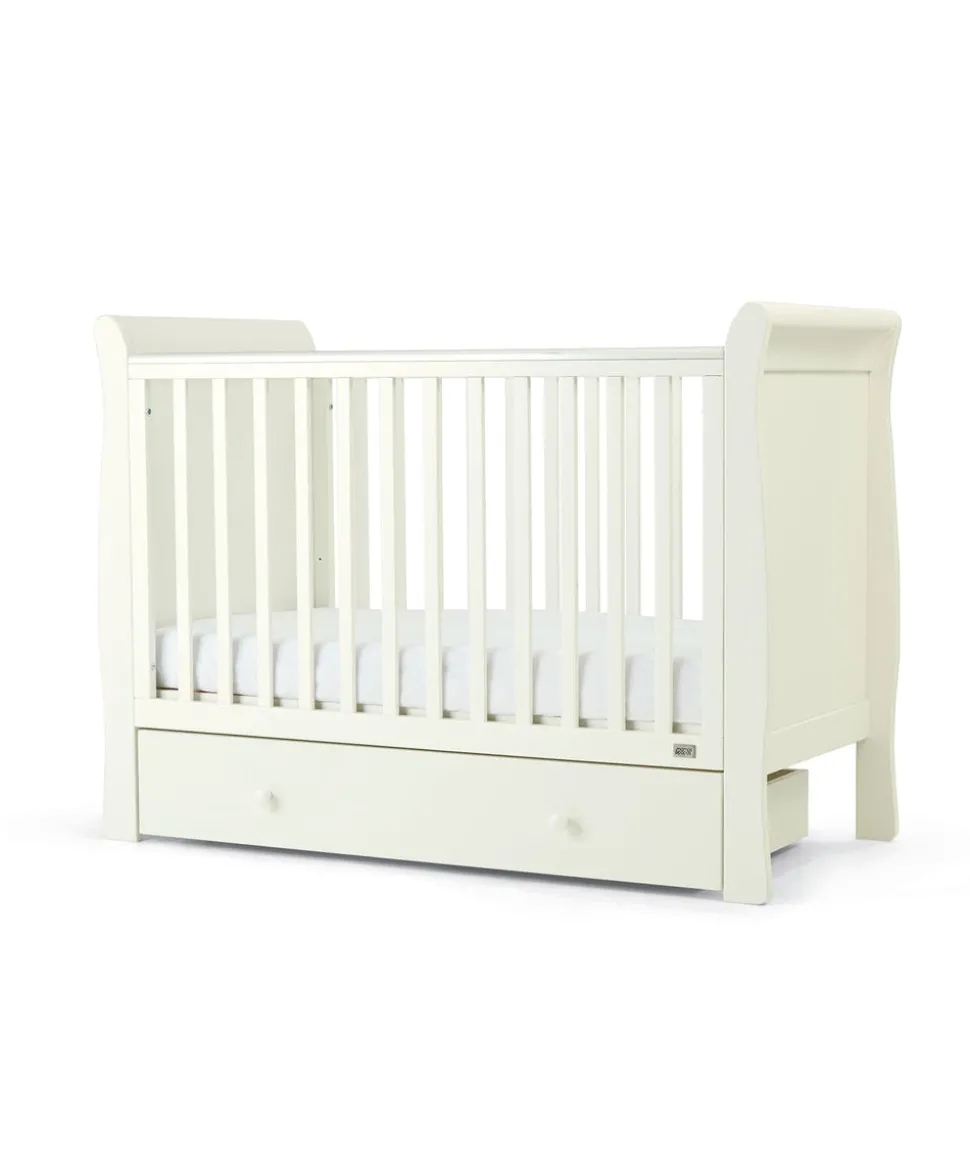 Mia Baby Cot - Off-White