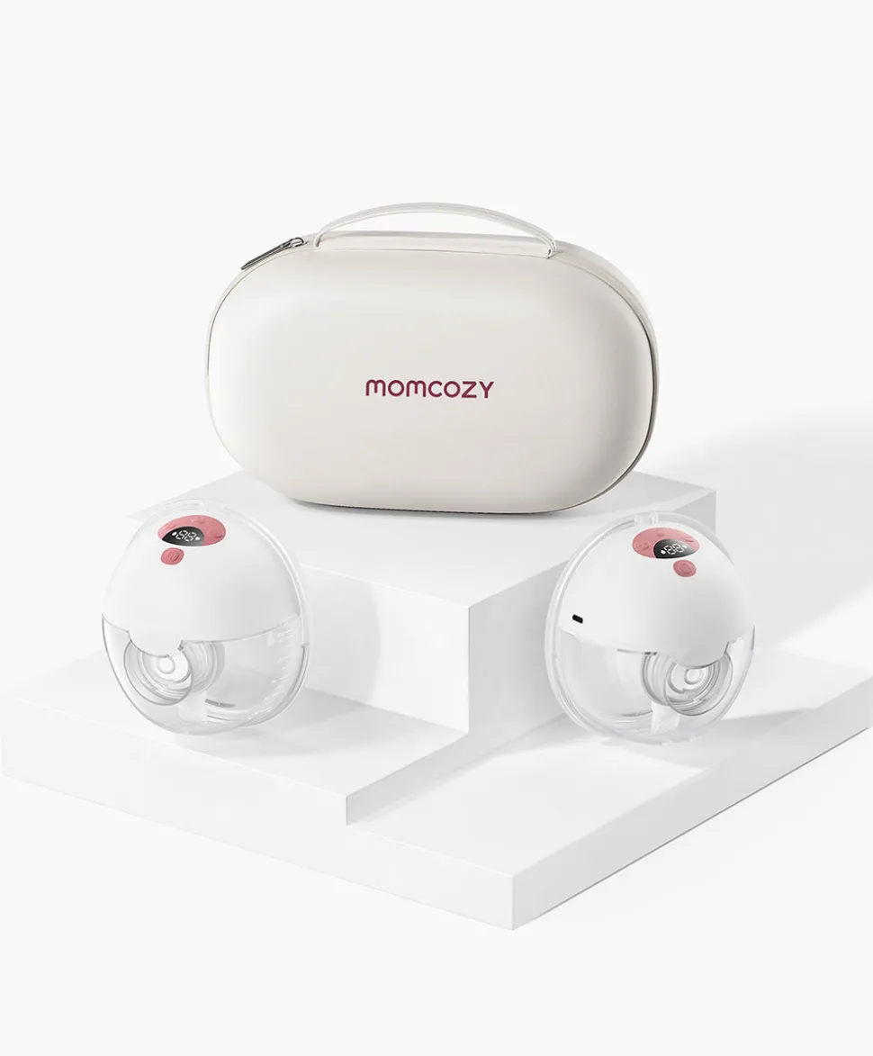 Momcozy Double M5 Wearable Electric Breast Pump - Maroon