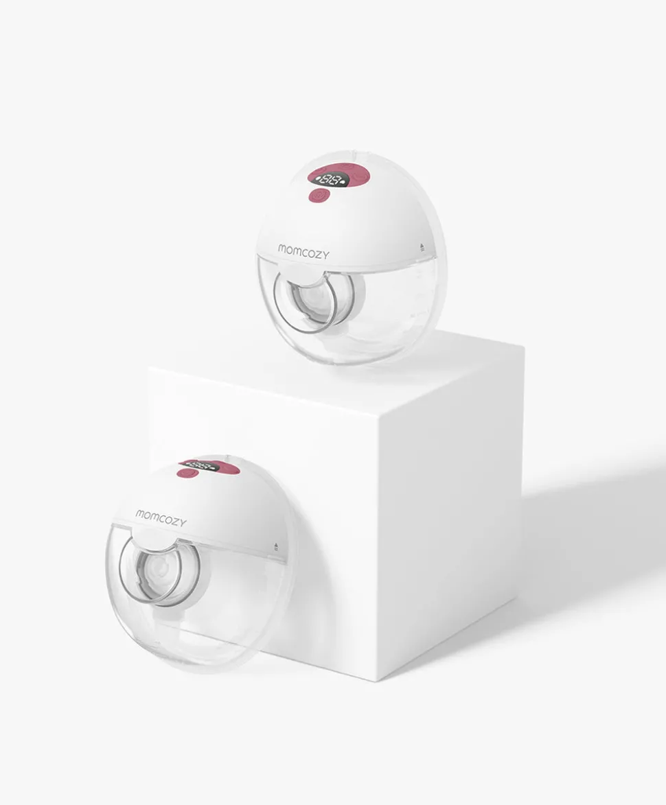 Momcozy Double M5 Wearable Electric Breast Pump - Maroon