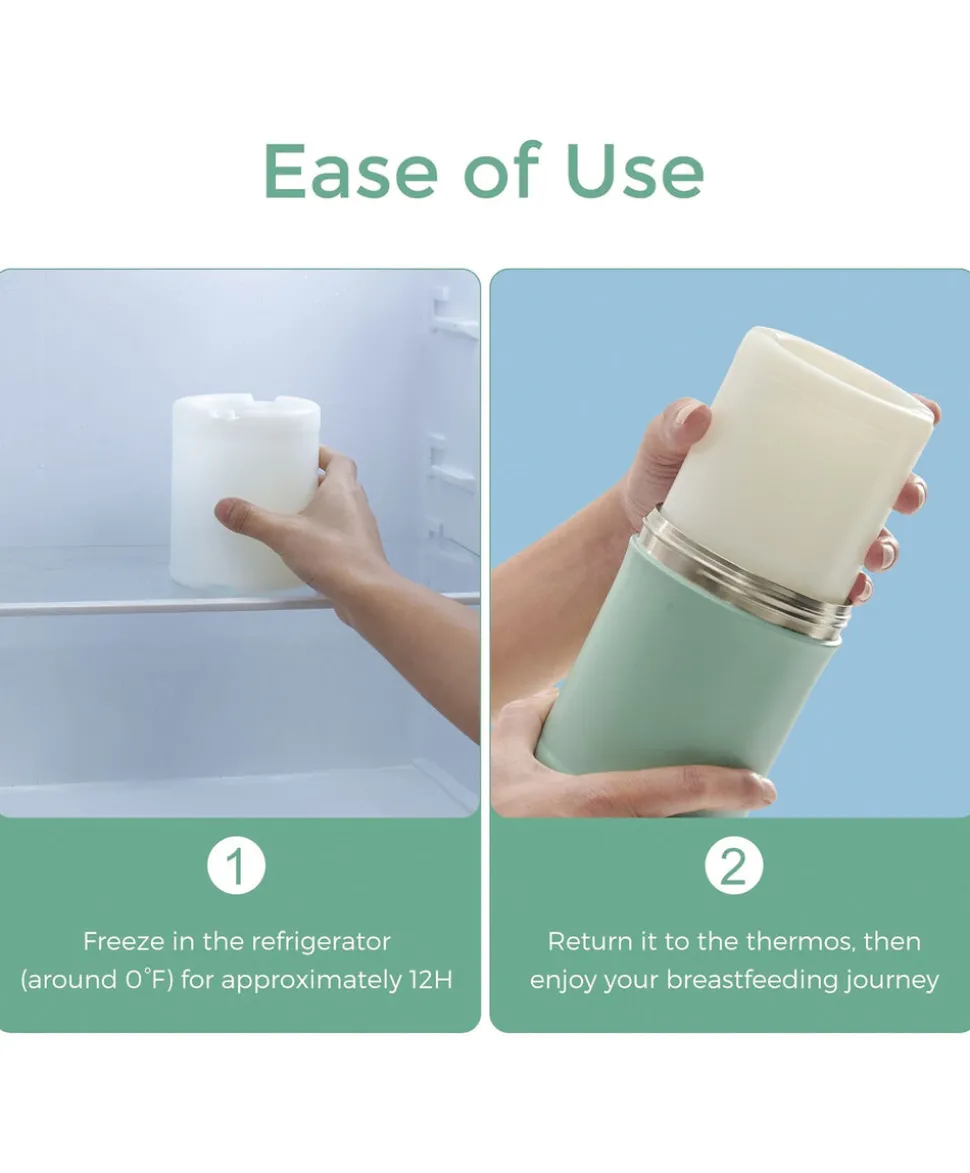 Momcozy Portable Breast Milk Cooler - Green
