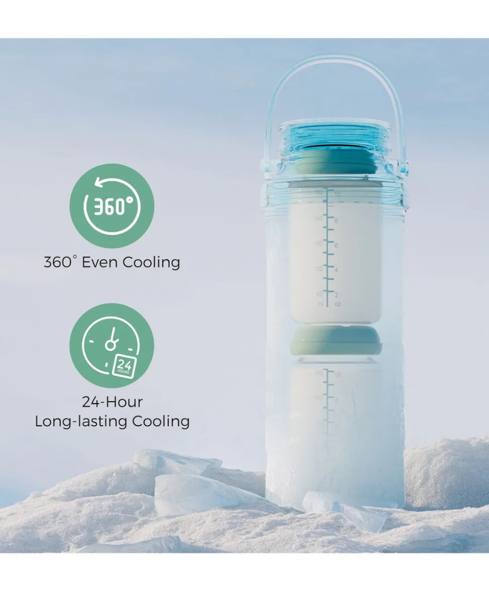 Momcozy Portable Breast Milk Cooler - Green