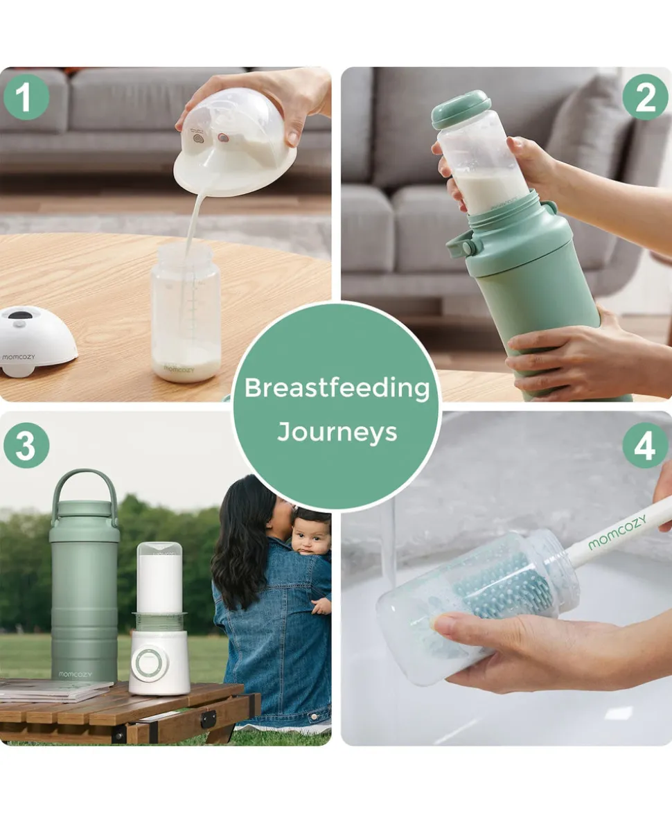 Momcozy Portable Breast Milk Cooler - Green