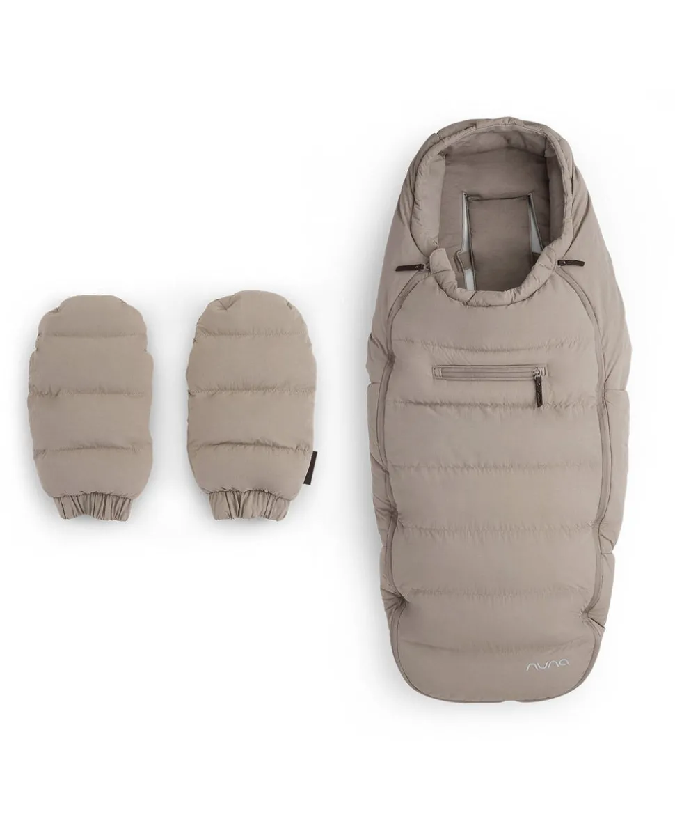 Nuna Winter Strolller Footmuff Set with Gloves & Bag - Chateau