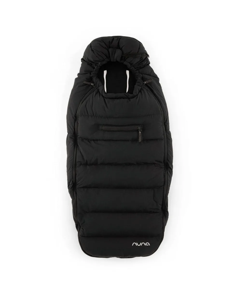 Nuna Winter Strolller Footmuff Set with Gloves & Bag - Caviar