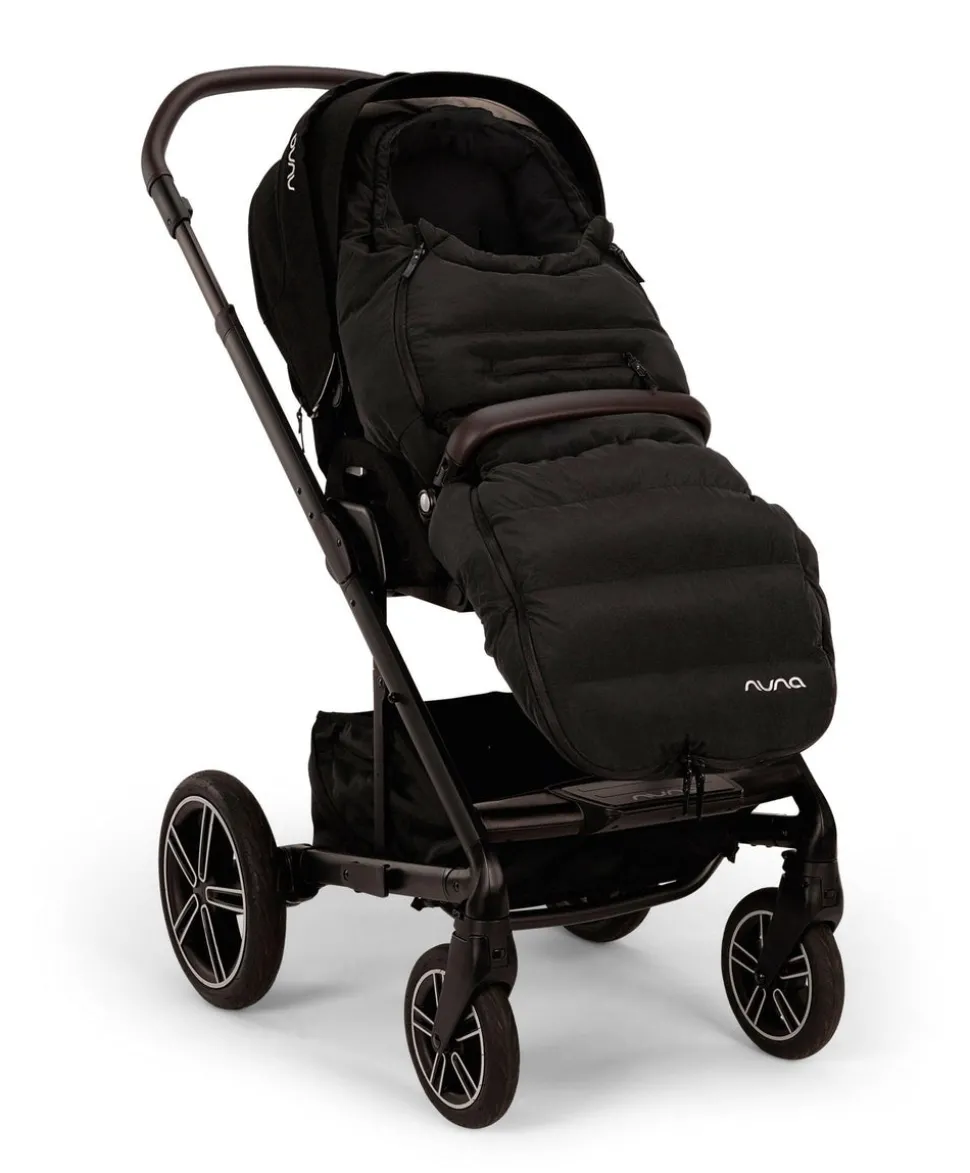 Nuna Winter Strolller Footmuff Set with Gloves & Bag - Caviar