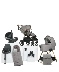 Ocarro 2 Complete Pushchair Bundle with Cybex Cloud T i-Size Rotating Baby Car Seat & Base (9 Pieces) - Heritage